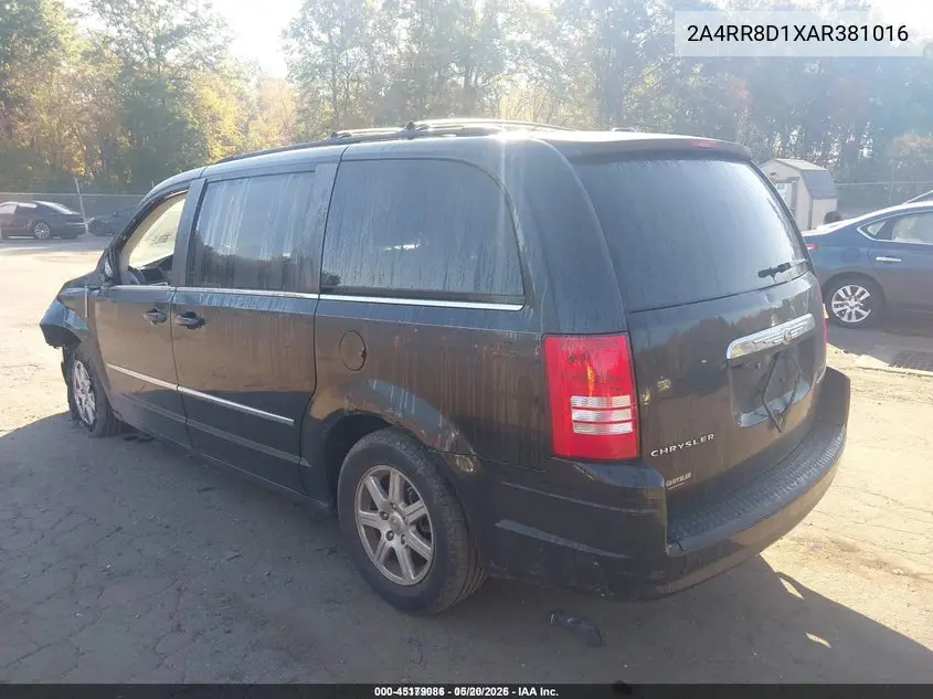2A4RR8D1XAR381016 2010 Chrysler Town & Country Touring Plus