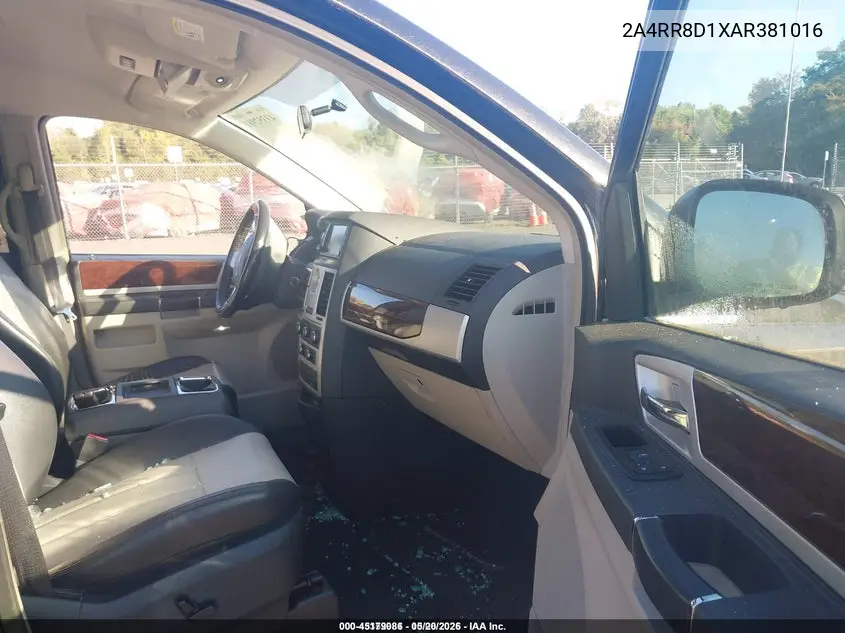 2A4RR8D1XAR381016 2010 Chrysler Town & Country Touring Plus