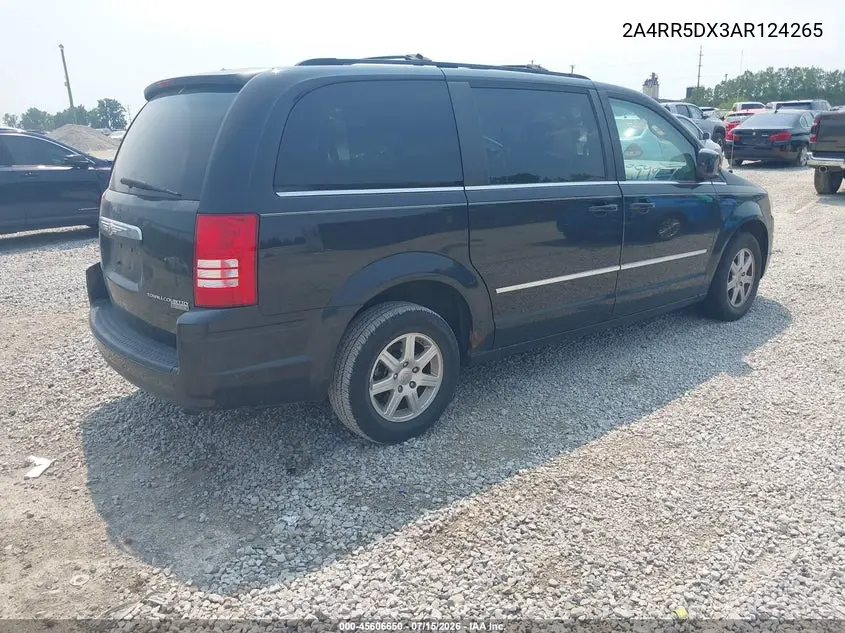 2010 Chrysler Town & Country Touring VIN: 2A4RR5DX3AR124265 Lot: 45606650