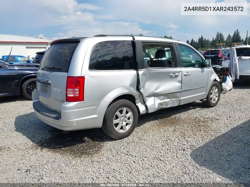 2010 Chrysler Town & Country Touring VIN: 2A4RR5D1XAR243572 Lot: 45635245