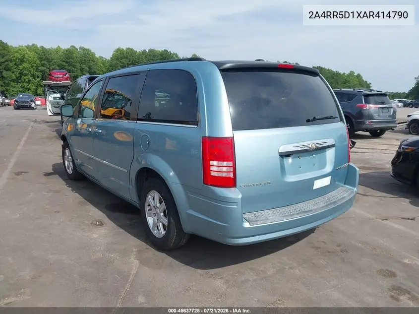 2010 Chrysler Town & Country Touring VIN: 2A4RR5D1XAR414790 Lot: 45637725