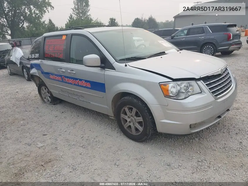 2010 Chrysler Town & Country Touring VIN: 2A4RR5D17AR319667 Lot: 45657433