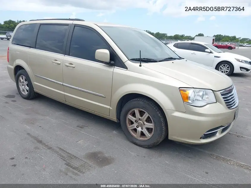 2011 Chrysler Town & Country Touring VIN: 2A4RR5DG5BR727364 Lot: 45555450