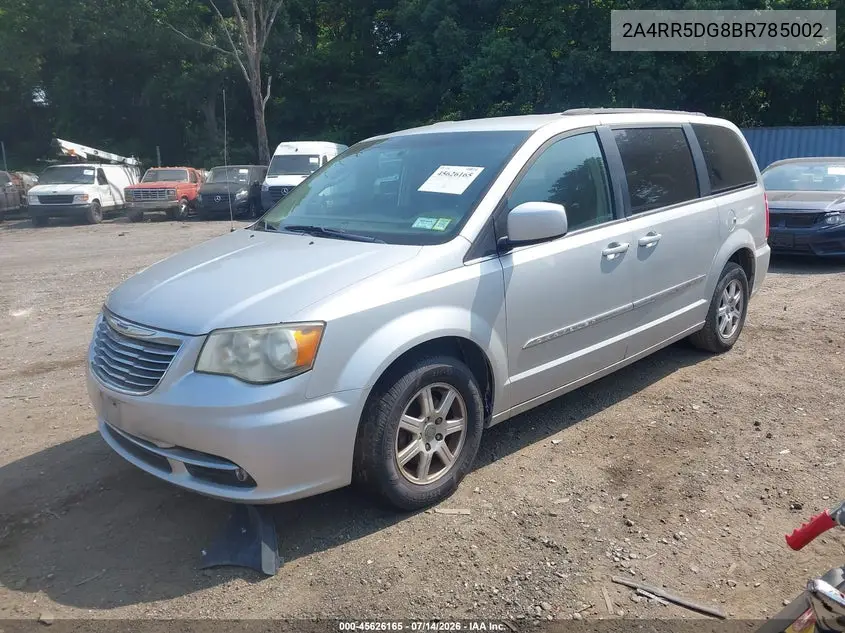2011 Chrysler Town & Country Touring VIN: 2A4RR5DG8BR785002 Lot: 45626165