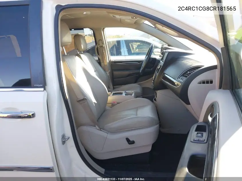 2C4RC1CG8CR181565 2012 Chrysler Town & Country Touring-L