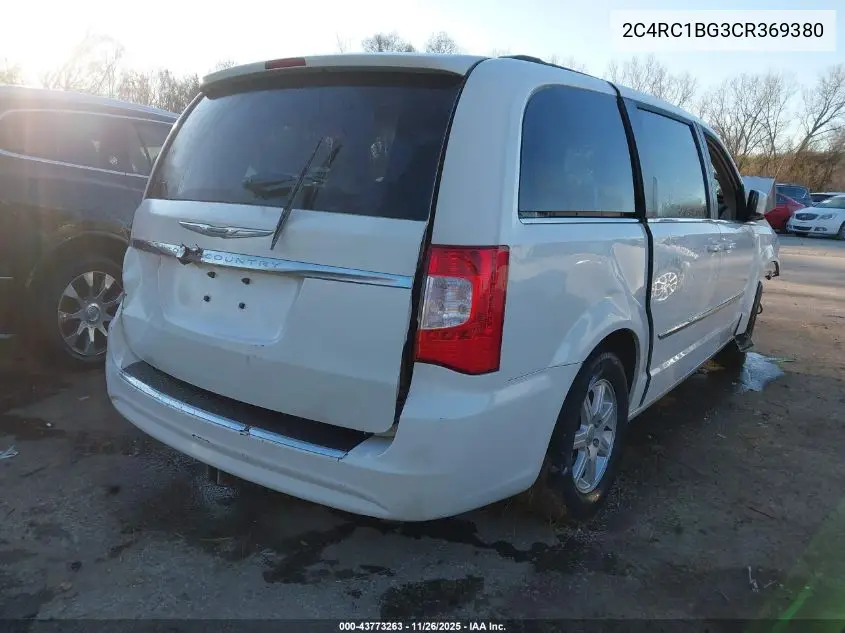 2C4RC1BG3CR369380 2012 Chrysler Town & Country Touring