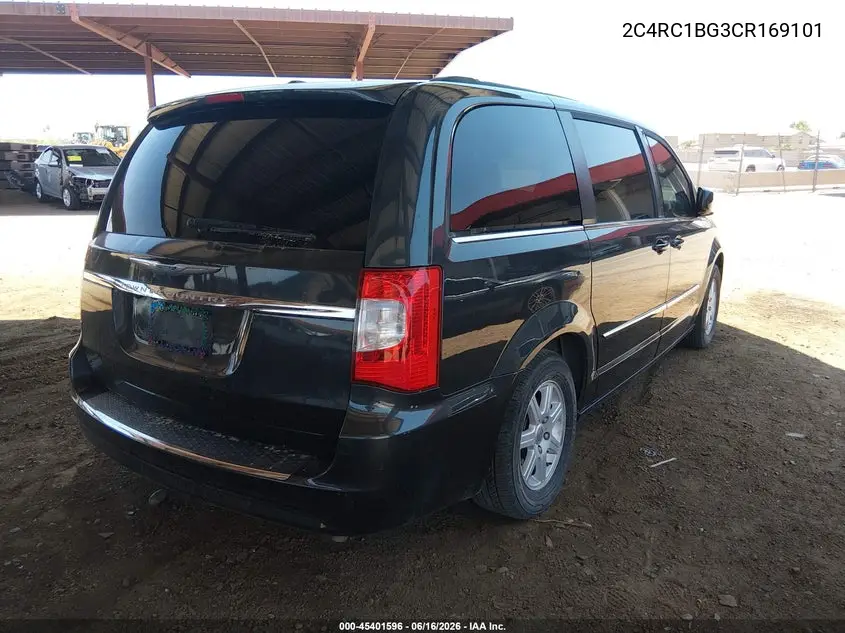 2012 Chrysler Town & Country Touring VIN: 2C4RC1BG3CR169101 Lot: 45401596