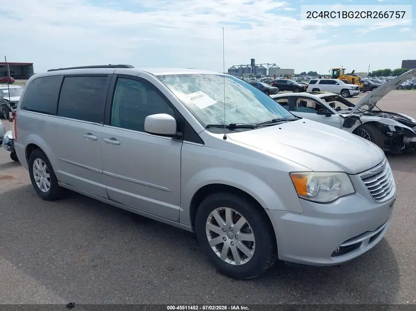 2012 Chrysler Town & Country Touring VIN: 2C4RC1BG2CR266757 Lot: 45511452