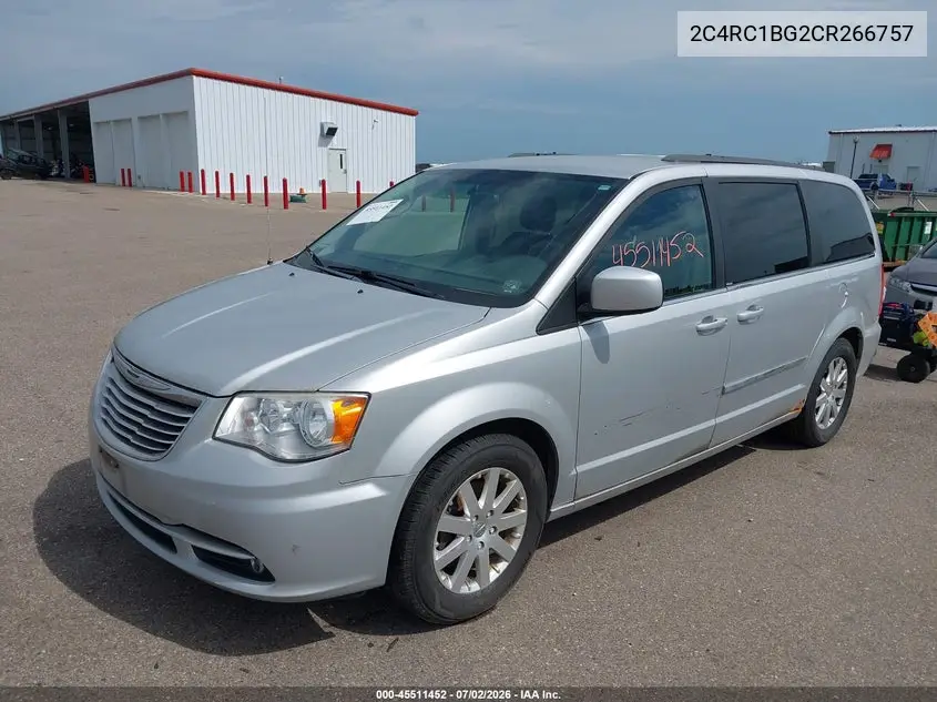 2012 Chrysler Town & Country Touring VIN: 2C4RC1BG2CR266757 Lot: 45511452