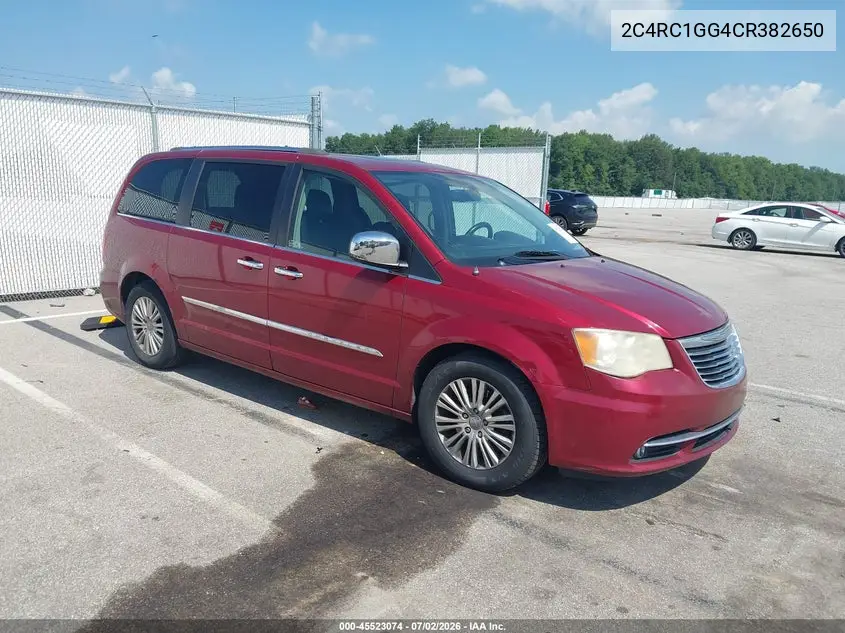 2012 Chrysler Town & Country Limited VIN: 2C4RC1GG4CR382650 Lot: 45523074