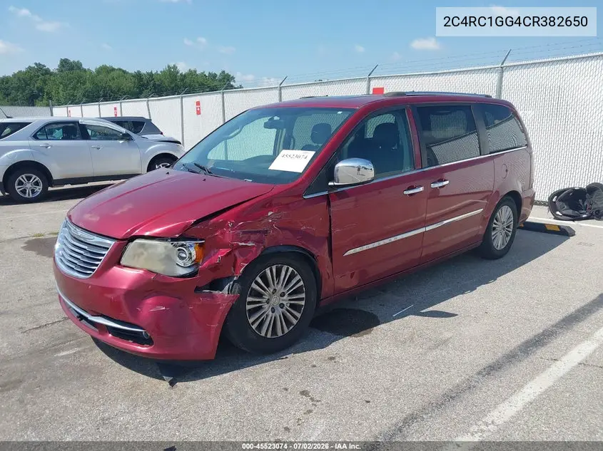 2012 Chrysler Town & Country Limited VIN: 2C4RC1GG4CR382650 Lot: 45523074