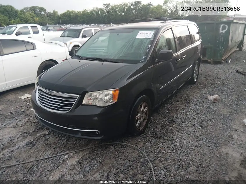 2012 Chrysler Town & Country Touring VIN: 2C4RC1BG9CR313668 Lot: 45523975