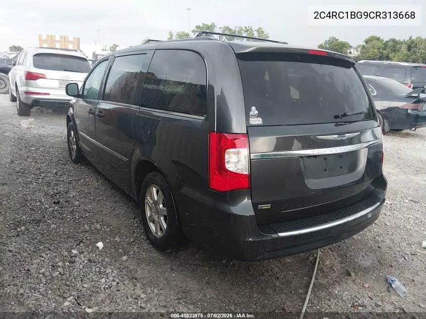 2012 Chrysler Town & Country Touring VIN: 2C4RC1BG9CR313668 Lot: 45523975