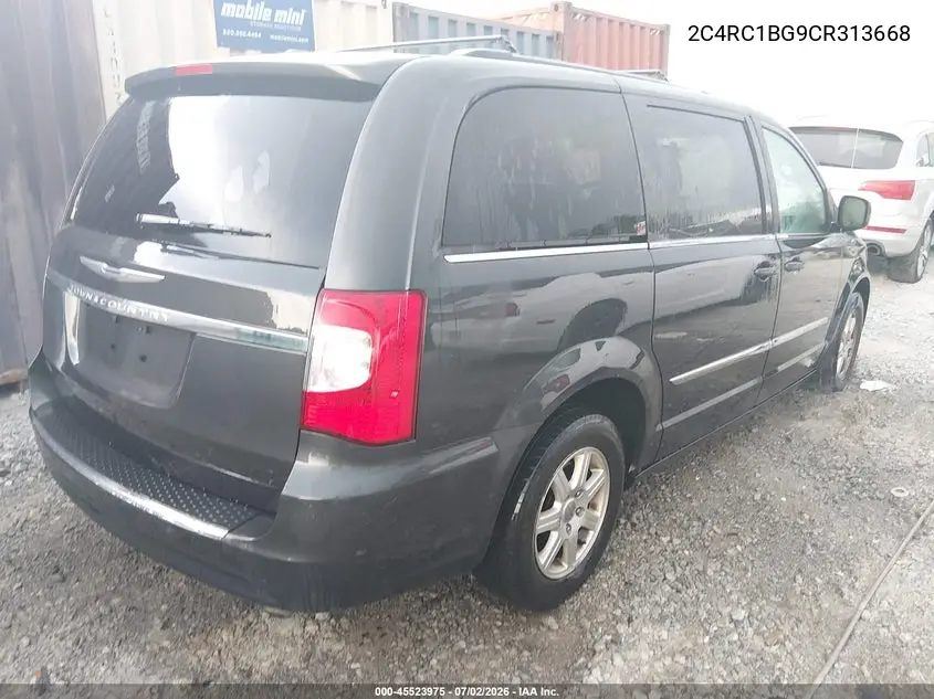 2012 Chrysler Town & Country Touring VIN: 2C4RC1BG9CR313668 Lot: 45523975