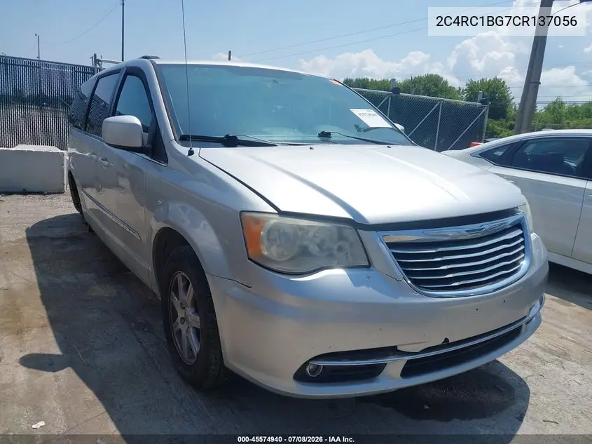 2012 Chrysler Town & Country Touring VIN: 2C4RC1BG7CR137056 Lot: 45574940