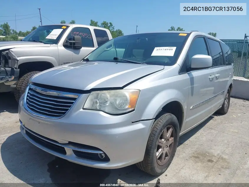 2012 Chrysler Town & Country Touring VIN: 2C4RC1BG7CR137056 Lot: 45574940