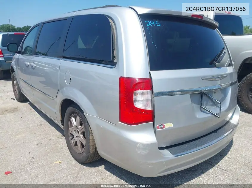 2012 Chrysler Town & Country Touring VIN: 2C4RC1BG7CR137056 Lot: 45574940