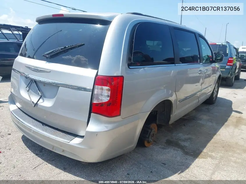 2012 Chrysler Town & Country Touring VIN: 2C4RC1BG7CR137056 Lot: 45574940