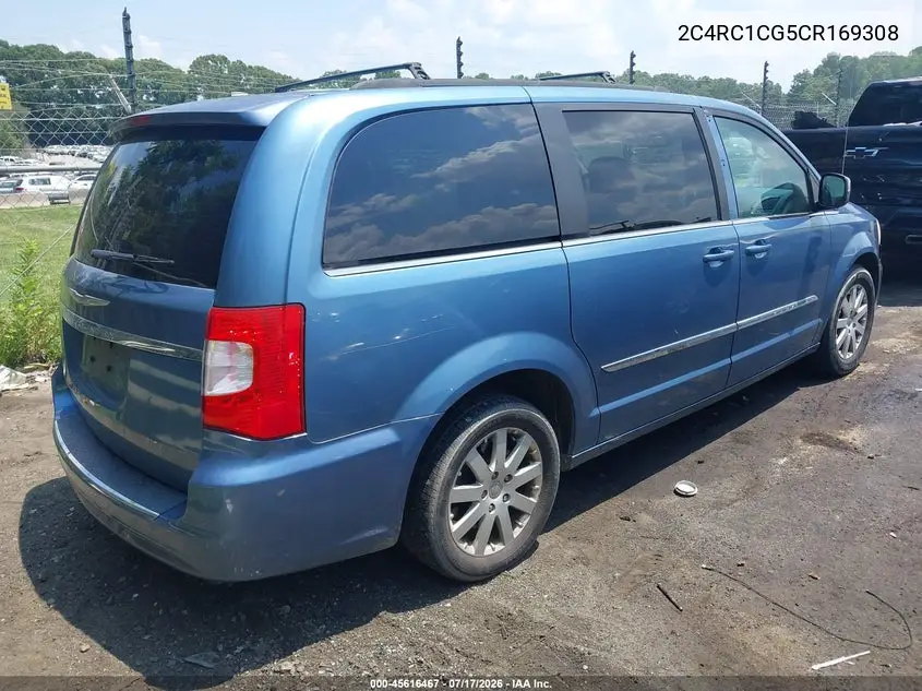 2012 Chrysler Town & Country Touring-L VIN: 2C4RC1CG5CR169308 Lot: 45616467