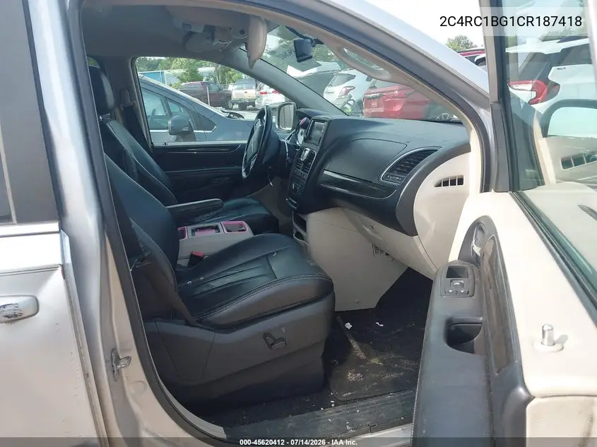 2012 Chrysler Town & Country Touring VIN: 2C4RC1BG1CR187418 Lot: 45620412