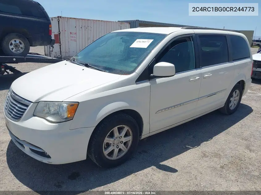2012 Chrysler Town & Country Touring VIN: 2C4RC1BG0CR244773 Lot: 45638073