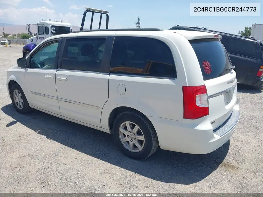 2012 Chrysler Town & Country Touring VIN: 2C4RC1BG0CR244773 Lot: 45638073