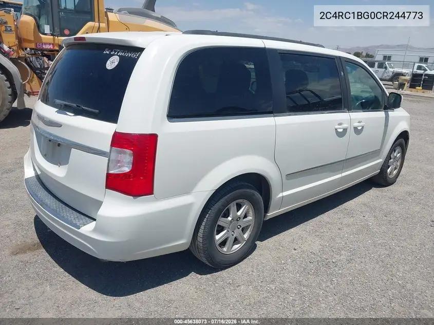 2012 Chrysler Town & Country Touring VIN: 2C4RC1BG0CR244773 Lot: 45638073