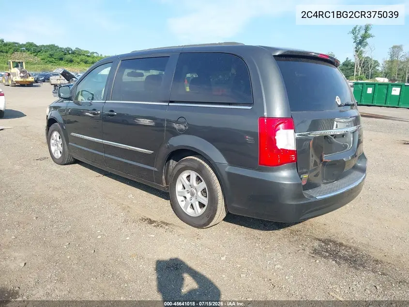2012 Chrysler Town & Country Touring VIN: 2C4RC1BG2CR375039 Lot: 45641018