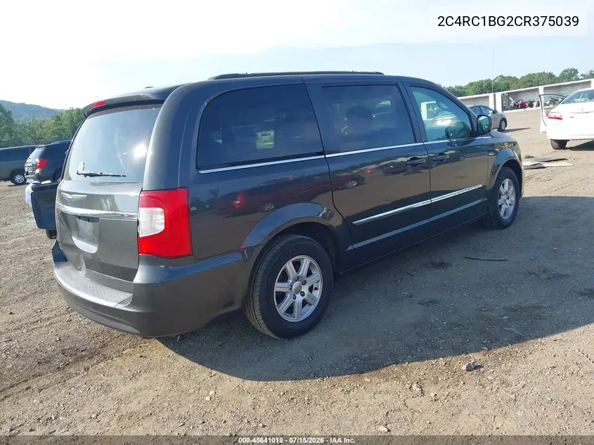 2012 Chrysler Town & Country Touring VIN: 2C4RC1BG2CR375039 Lot: 45641018