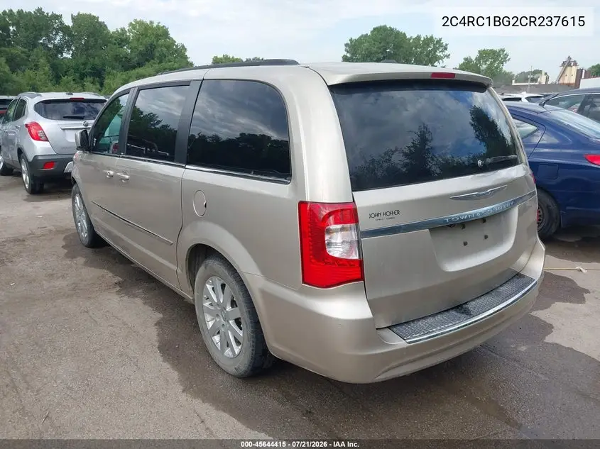 2012 Chrysler Town & Country Touring VIN: 2C4RC1BG2CR237615 Lot: 45644415