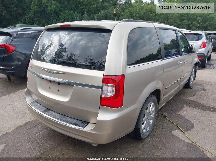 2012 Chrysler Town & Country Touring VIN: 2C4RC1BG2CR237615 Lot: 45644415