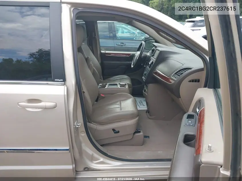 2012 Chrysler Town & Country Touring VIN: 2C4RC1BG2CR237615 Lot: 45644415