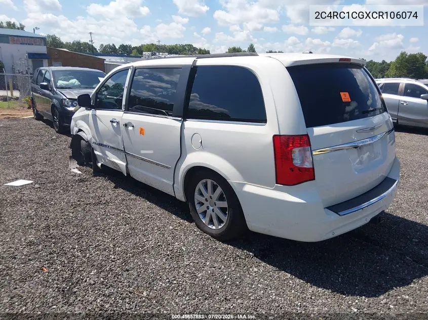 2012 Chrysler Town & Country Touring-L VIN: 2C4RC1CGXCR106074 Lot: 45657883