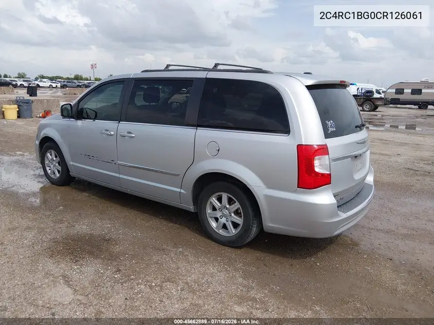 2012 Chrysler Town & Country Touring VIN: 2C4RC1BG0CR126061 Lot: 45662889
