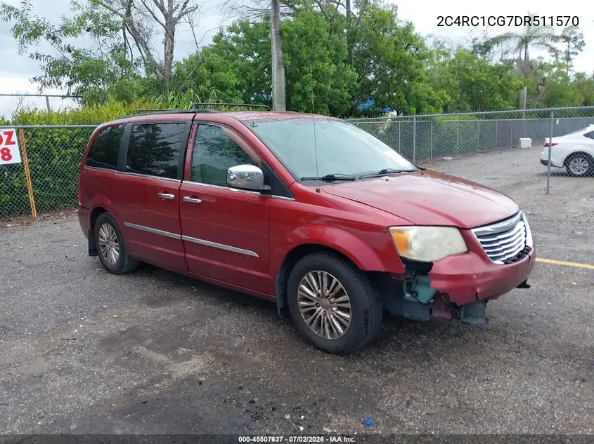 2013 Chrysler Town & Country Touring-L VIN: 2C4RC1CG7DR511570 Lot: 45507637