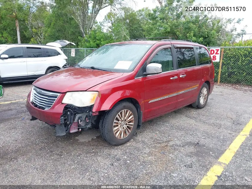 2013 Chrysler Town & Country Touring-L VIN: 2C4RC1CG7DR511570 Lot: 45507637