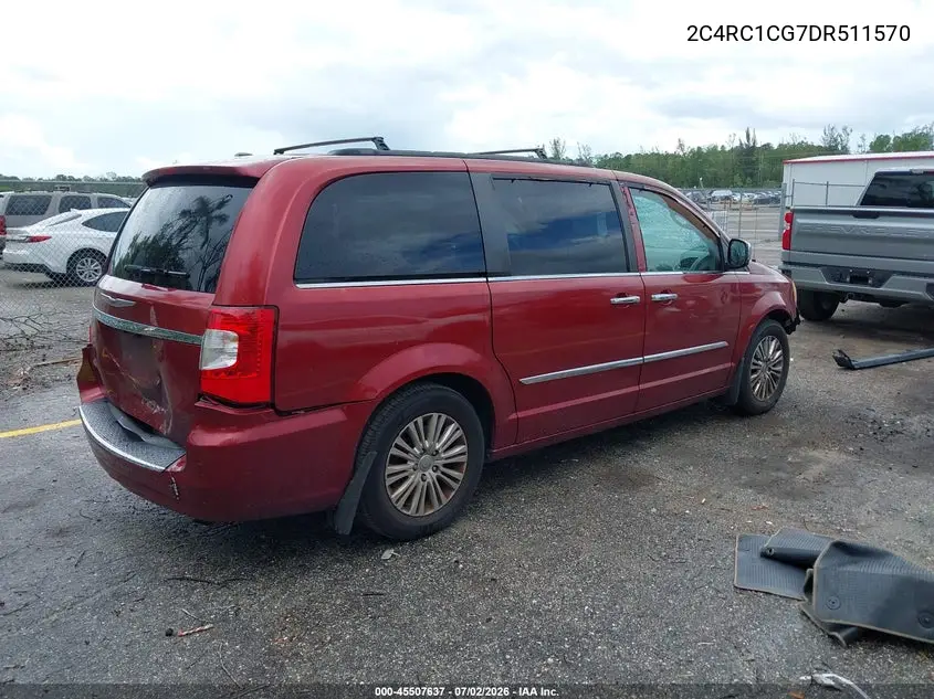 2013 Chrysler Town & Country Touring-L VIN: 2C4RC1CG7DR511570 Lot: 45507637
