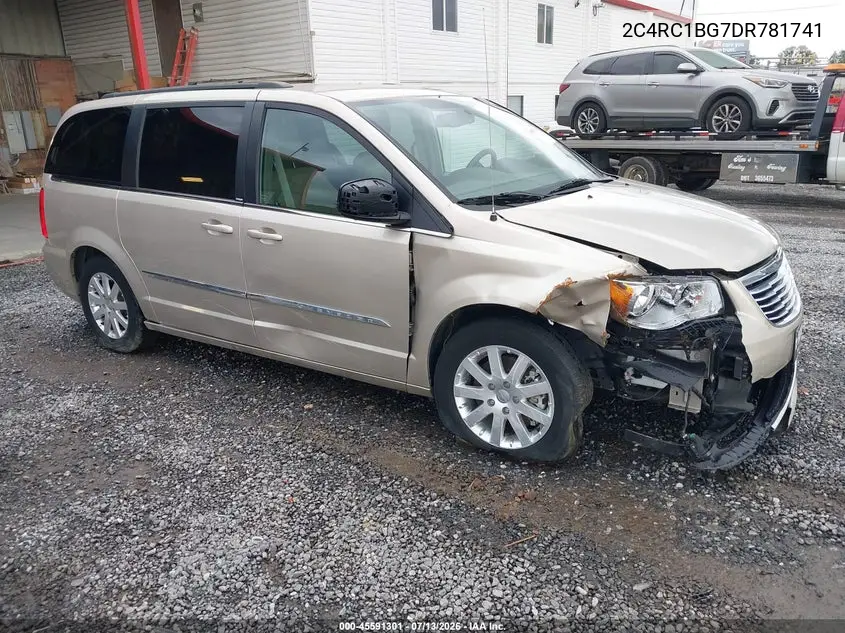 2013 Chrysler Town & Country Touring VIN: 2C4RC1BG7DR781741 Lot: 45591301