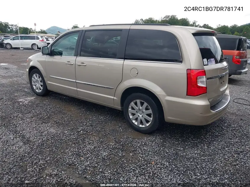 2013 Chrysler Town & Country Touring VIN: 2C4RC1BG7DR781741 Lot: 45591301