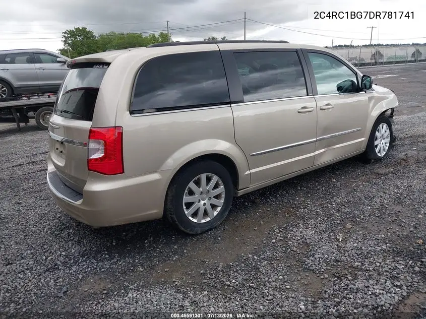 2013 Chrysler Town & Country Touring VIN: 2C4RC1BG7DR781741 Lot: 45591301