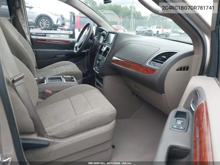 2013 Chrysler Town & Country Touring VIN: 2C4RC1BG7DR781741 Lot: 45591301
