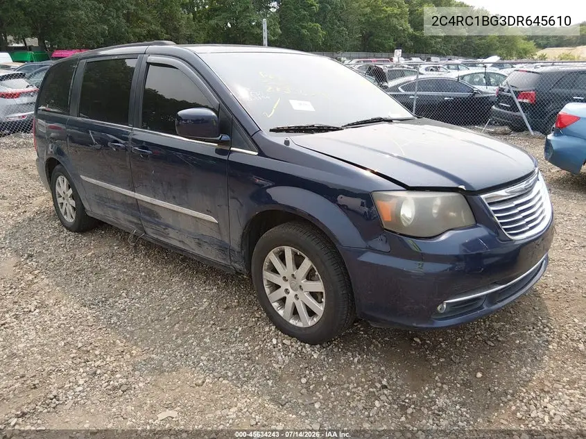 2013 Chrysler Town & Country Touring VIN: 2C4RC1BG3DR645610 Lot: 45634243