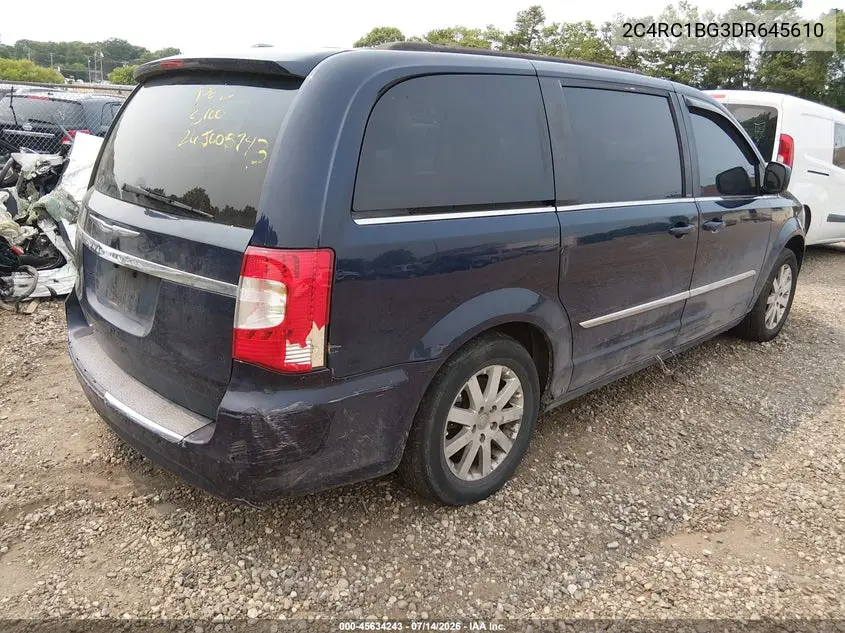 2013 Chrysler Town & Country Touring VIN: 2C4RC1BG3DR645610 Lot: 45634243