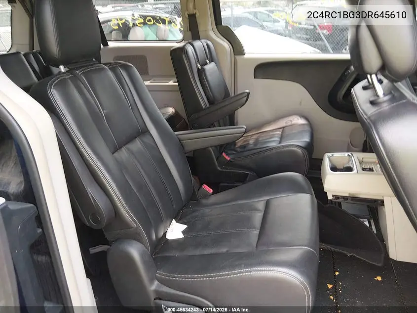 2013 Chrysler Town & Country Touring VIN: 2C4RC1BG3DR645610 Lot: 45634243