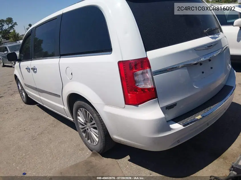 2013 Chrysler Town & Country Touring-L VIN: 2C4RC1CGXDR816092 Lot: 45652876