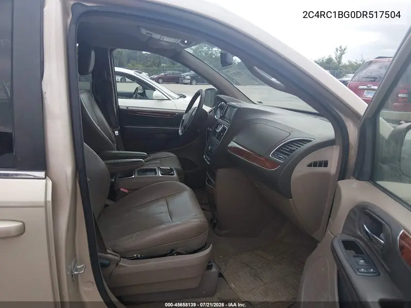 2013 Chrysler Town & Country Touring VIN: 2C4RC1BG0DR517504 Lot: 45658139