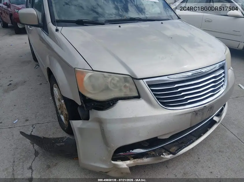2013 Chrysler Town & Country Touring VIN: 2C4RC1BG0DR517504 Lot: 45658139