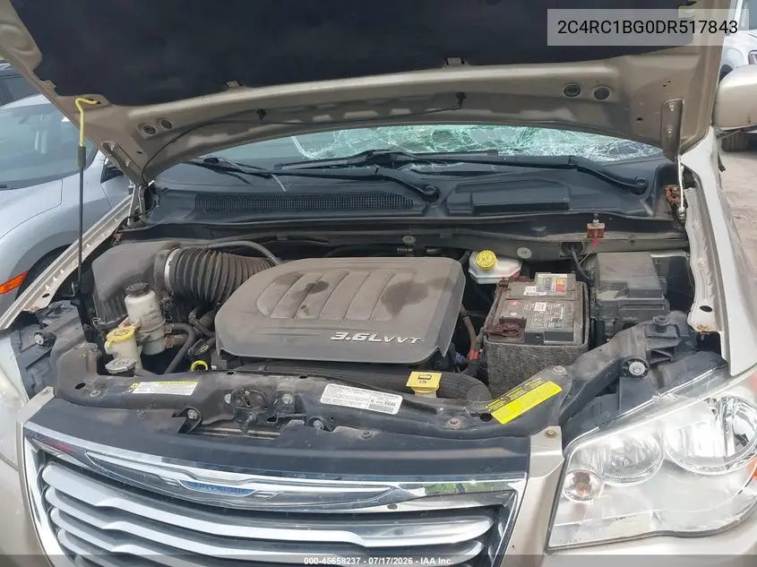 2013 Chrysler Town & Country Touring VIN: 2C4RC1BG0DR517843 Lot: 45658237