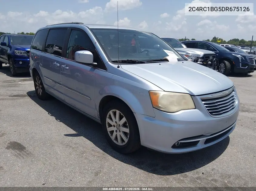 2013 Chrysler Town & Country Touring VIN: 2C4RC1BG5DR675126 Lot: 45684629