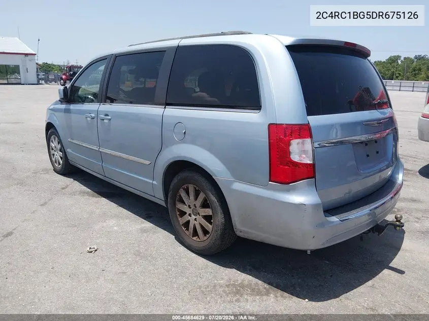 2013 Chrysler Town & Country Touring VIN: 2C4RC1BG5DR675126 Lot: 45684629